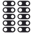 10 PCS Back Camera Lens Cover for Nokia 3(Black) - Camera by PMc TechLife | Online Shopping South Africa | PMc TechLife | Buy Now Pay Later Mobicred