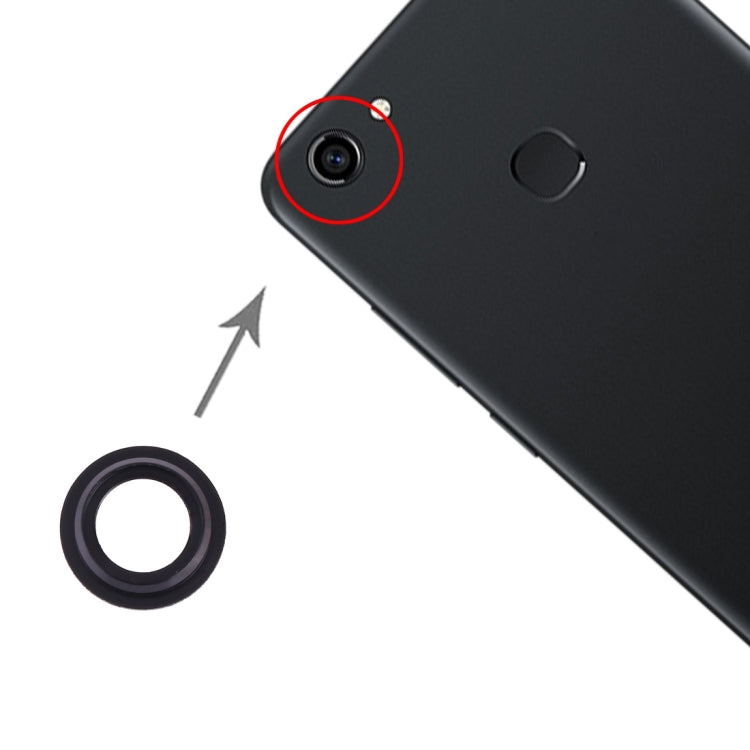 For Vivo Y75 10pcs Camera Lens Cover (Black)