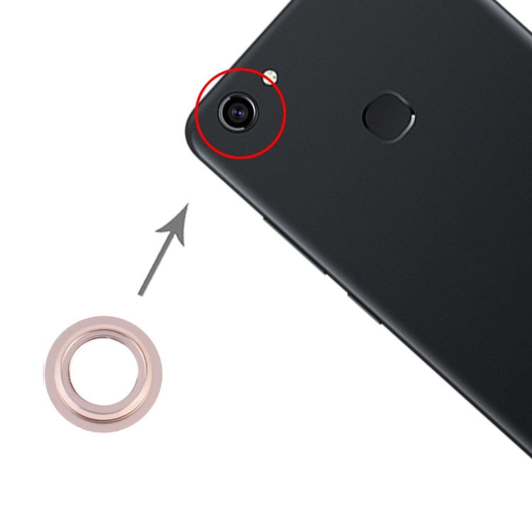 For Vivo Y75 10pcs Camera Lens Cover (Gold)