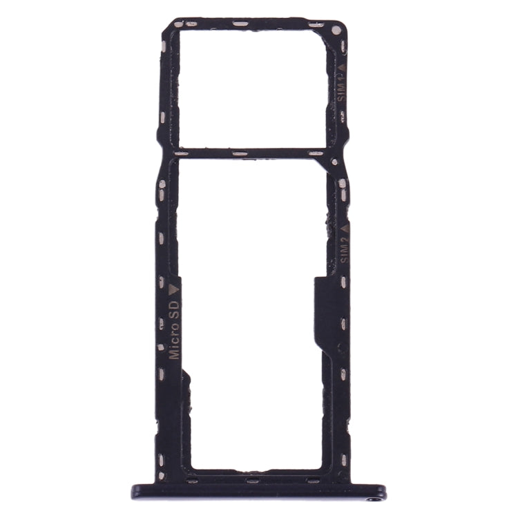 SIM Card Tray + SIM Card Tray + Micro SD Card Tray for Asus ZenFone MAX M1 ZB555KL(Black)