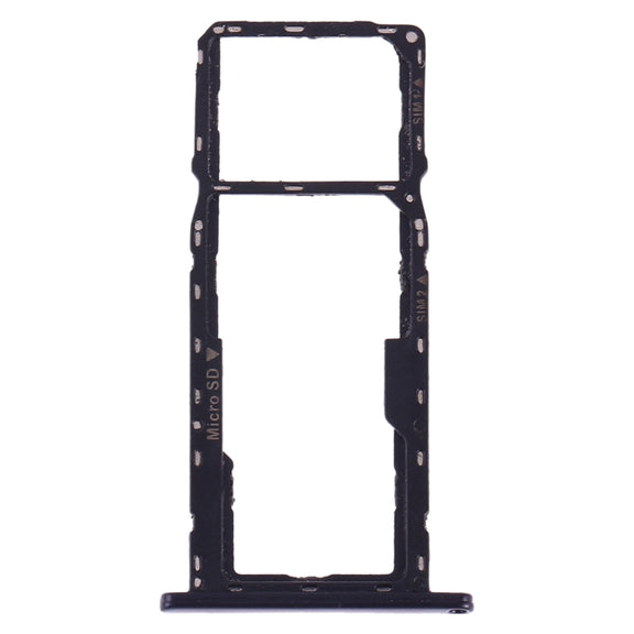 SIM Card Tray + SIM Card Tray + Micro SD Card Tray for Asus ZenFone MAX M1 ZB555KL(Black)