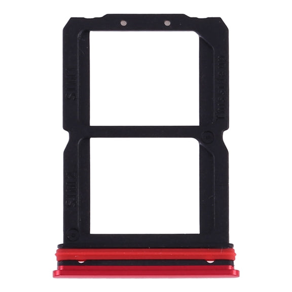 For OnePlus 7 SIM Card Tray + SIM Card Tray (Red)