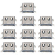 10 PCS Charging Port Connector for Motorola Moto M XT1662 - Others by PMC TechLife | Online Shopping South Africa | PMC TechLife | Buy Now Pay Later Mobicred
