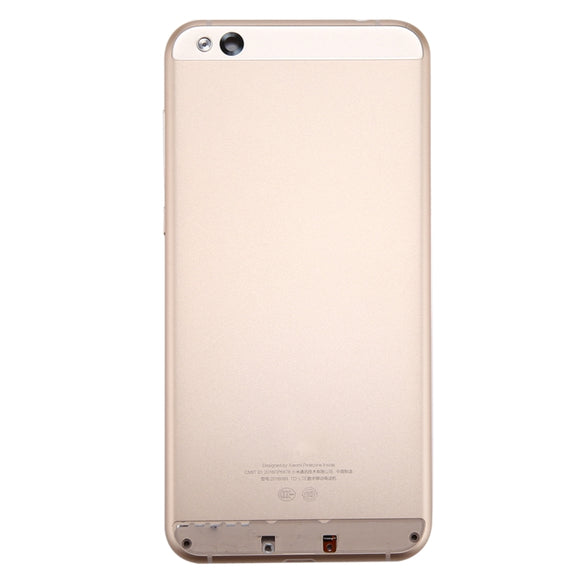 For Xiaomi Mi 5c Battery Back Cover(Gold)