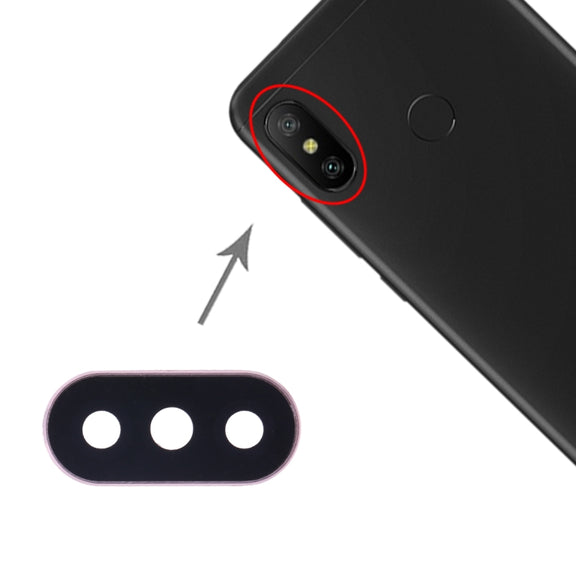 10 PCS Camera Lens Cover for Xiaomi Redmi 6 Pro / MI A2 Lite(Gold)