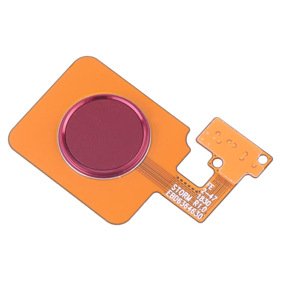 Fingerprint Sensor Flex Cable for LG V40 ThinQ V405QA7 V405 (Red)