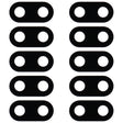 For Meizu M6T M811Q 10pcs Back Camera Lens - Camera by PMC TechLife | Online Shopping South Africa | PMC TechLife | Buy Now Pay Later Mobicred