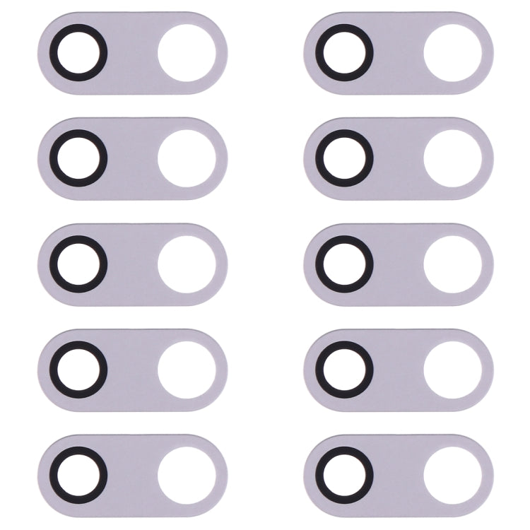 10 PCS Back Camera Lens for LG V30 H930 H933 (Silver)