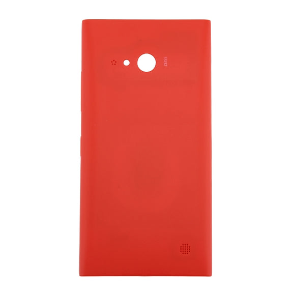 for Nokia Lumia 735 Solid Color NFC Battery Back Cover(Red)