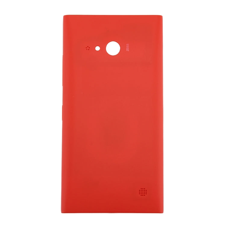 for Nokia Lumia 735 Solid Color NFC Battery Back Cover(Red)