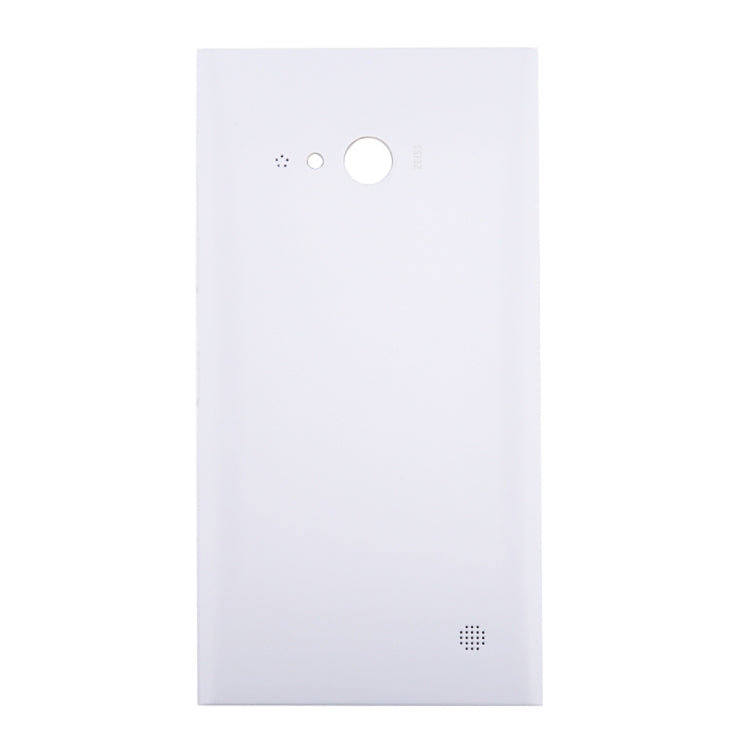 Solid Color NFC Battery Back Cover for Nokia Lumia 735 (White)