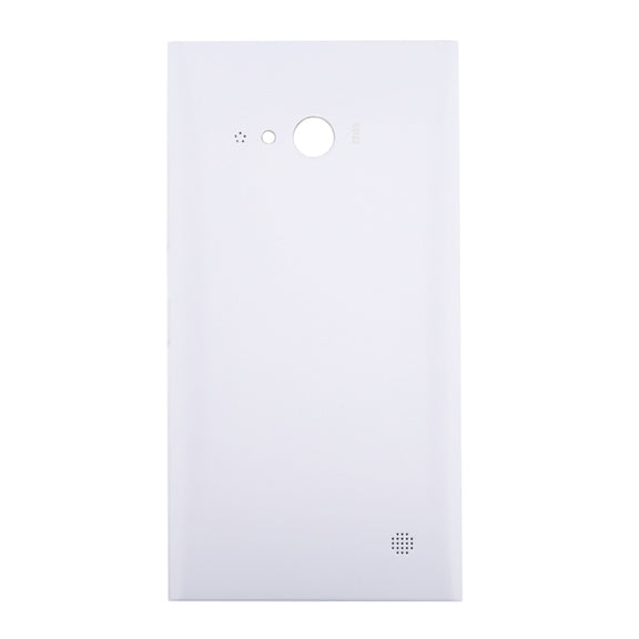 Solid Color NFC Battery Back Cover for Nokia Lumia 735 (White)