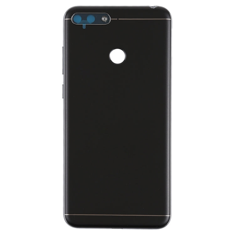 Back Cover with Side Keys & Camera Lens for Huawei Honor Play 7A(Black)