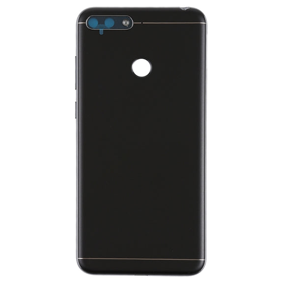 Back Cover with Side Keys & Camera Lens for Huawei Honor Play 7A(Black)