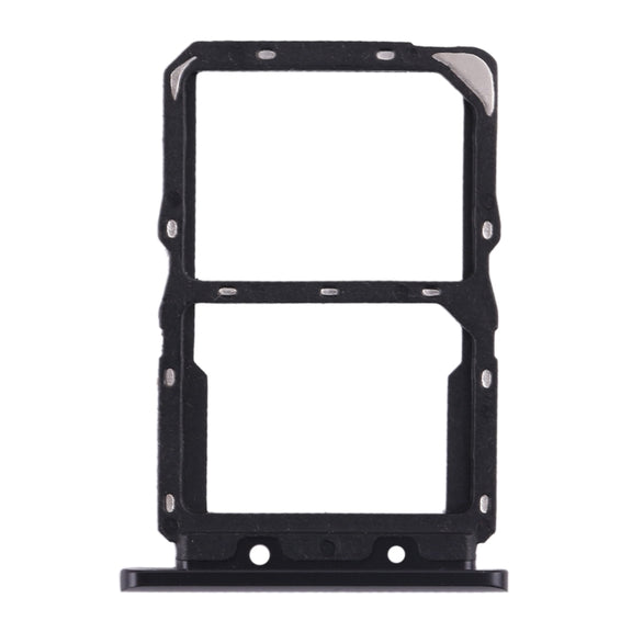 SIM Card Tray + NM Card Tray for Huawei Nova 5 (Black)