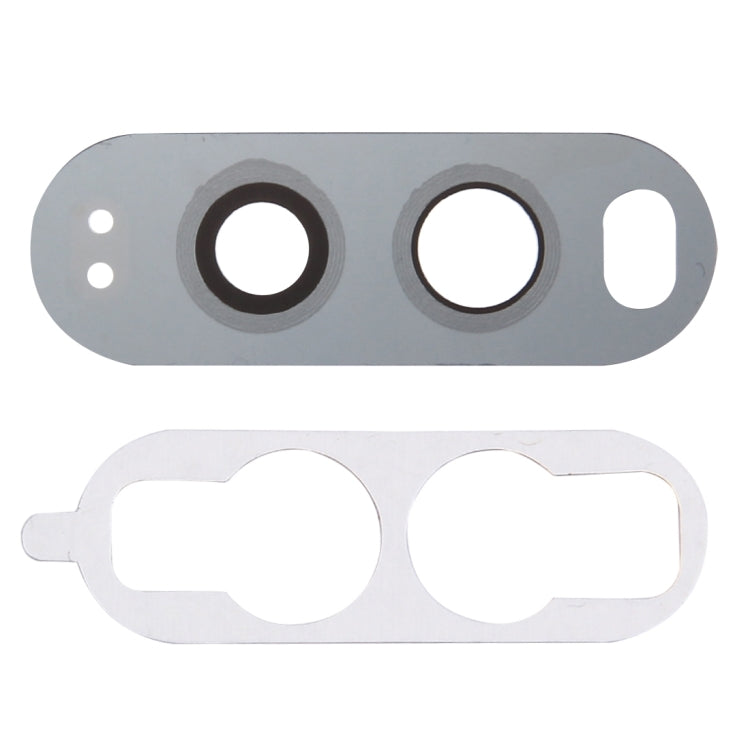 10 PCS Back Camera Lens with Adhesive for LG V20(Black)