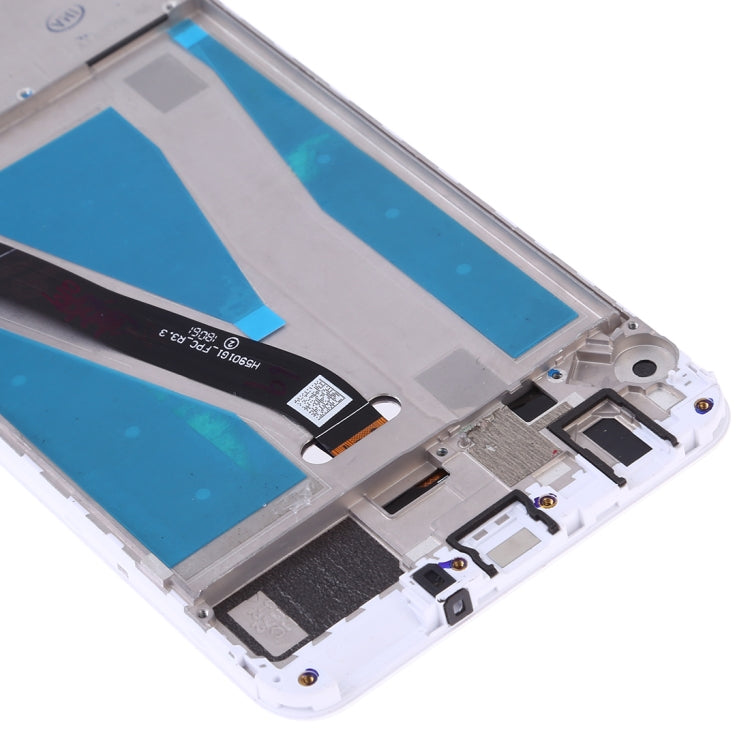 OEM LCD Screen for Huawei Enjoy 8 Plu Digitizer Full Assembly with Frame s(White)