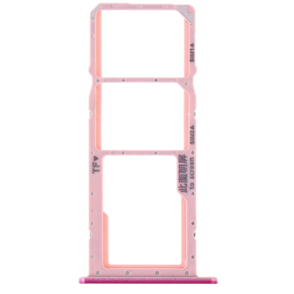 SIM Card Tray + SIM Card Tray + Micro SD Card Tray for Huawei Y7 (2019) / Y7 Pro (2019) / Y7 Prime (2019) (Purple)