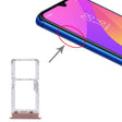 SIM Card Tray + SIM Card Tray / Micro SD Card Tray for Xiaomi Mi CC9 (Gold) - Card Tray by PMC TechLife | Online Shopping South Africa | PMC TechLife | Buy Now Pay Later Mobicred