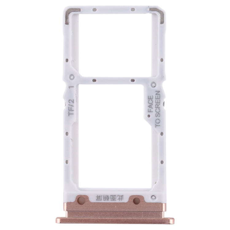 SIM Card Tray + SIM Card Tray / Micro SD Card Tray for Xiaomi Mi CC9 (Gold)