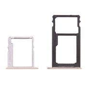 For Huawei Honor 5X / GR5 Micro SIM Card Tray + Nano SIM & Micro SD Card Tray(Gold)
