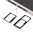 For Huawei Honor 5X / GR5 Micro SIM Card Tray + Nano SIM & Micro SD Card Tray(Silver) - Card Socket by PMc TechLife | Online Shopping South Africa | PMc TechLife | Buy Now Pay Later Mobicred