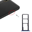 SIM Card Tray + SIM Card Tray + Micro SD Card Tray for Huawei Y5 (2019) (Blue) - Card Socket by PMc TechLife | Online Shopping South Africa | PMc TechLife | Buy Now Pay Later Mobicred
