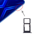 SIM Card Tray + SIM Card Tray / Micro SD Card Tray for Huawei Honor 9X / Honor 9X Pro(Black) - Card Socket by PMc TechLife | Online Shopping South Africa | PMc TechLife | Buy Now Pay Later Mobicred