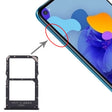 SIM Card Tray + NM Card Tray for Huawei Mate 30 Lite (Black) - Card Socket by PMc TechLife | Online Shopping South Africa | PMc TechLife | Buy Now Pay Later Mobicred
