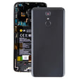 Battery Back Cover with Camera Lens & Fingerprint Sensor for LG Q7 / Q7+(Black) - For LG by PMC TechLife | Online Shopping South Africa | PMC TechLife | Buy Now Pay Later Mobicred