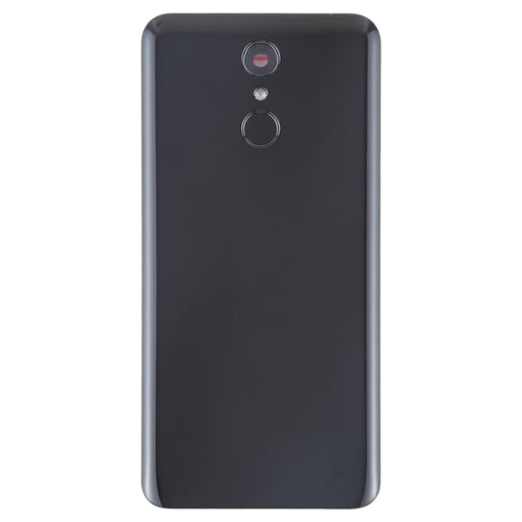 Battery Back Cover with Camera Lens & Fingerprint Sensor for LG Q7 / Q7+(Black)
