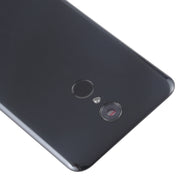 Battery Back Cover with Camera Lens & Fingerprint Sensor for LG Q7 / Q7+(Black)