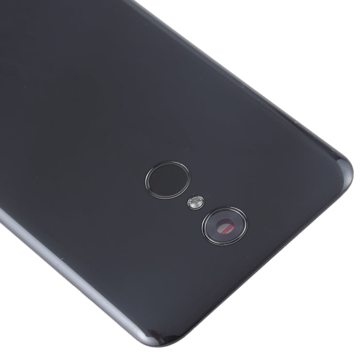 Battery Back Cover with Camera Lens & Fingerprint Sensor for LG Q7 / Q7+(Black)