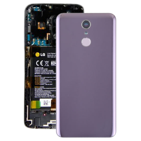 Battery Back Cover with Camera Lens & Fingerprint Sensor for LG Q7 / Q7+(Purple)