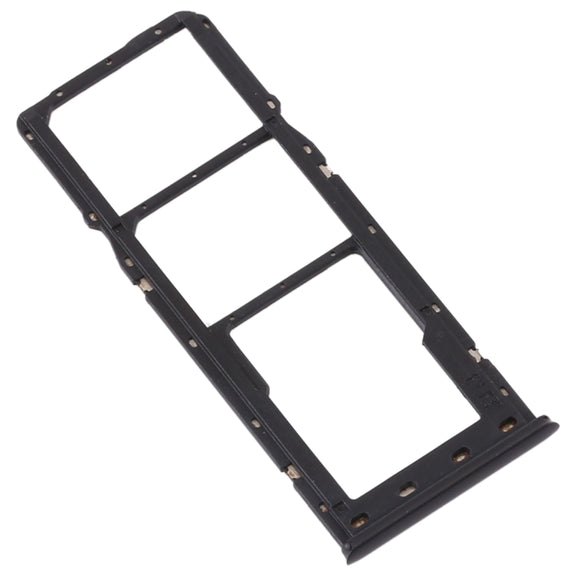 For OPPO Realme 3 Pro / Realme X Lite SIM Card Tray + SIM Card Tray + Micro SD Card Tray (Black)