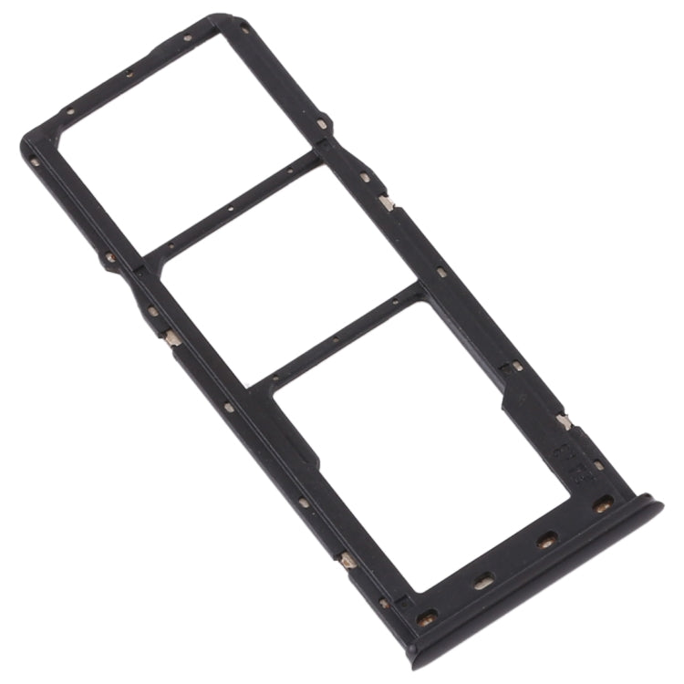 For OPPO Realme 3 Pro / Realme X Lite SIM Card Tray + SIM Card Tray + Micro SD Card Tray (Black)