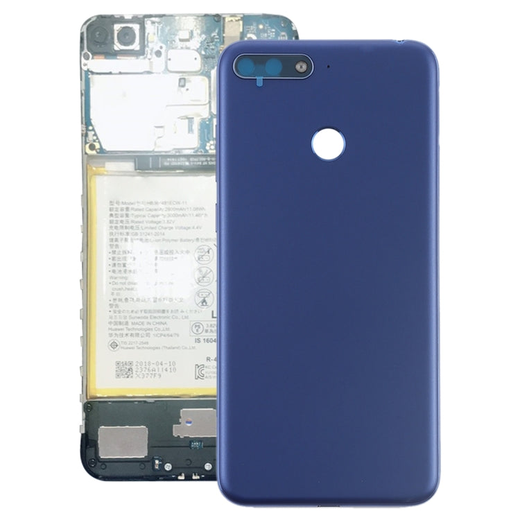 Back Cover with Side Keys for Huawei Y6 (2018)(Blue)