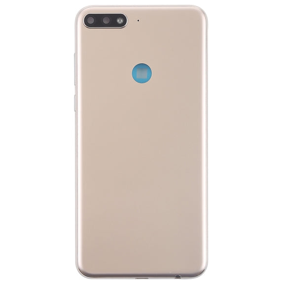 Back Cover with Side Keys for Huawei Y7 (2018)(Gold)