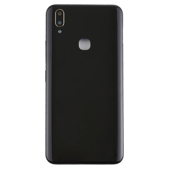 For Vivo Y85 Back Cover with Camera Lens Side Keys (Black)