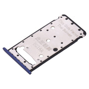For Huawei Enjoy 7 Plus / Y7 Prime SIM Card Tray & SIM / Micro SD Card Tray(Dark Blue)