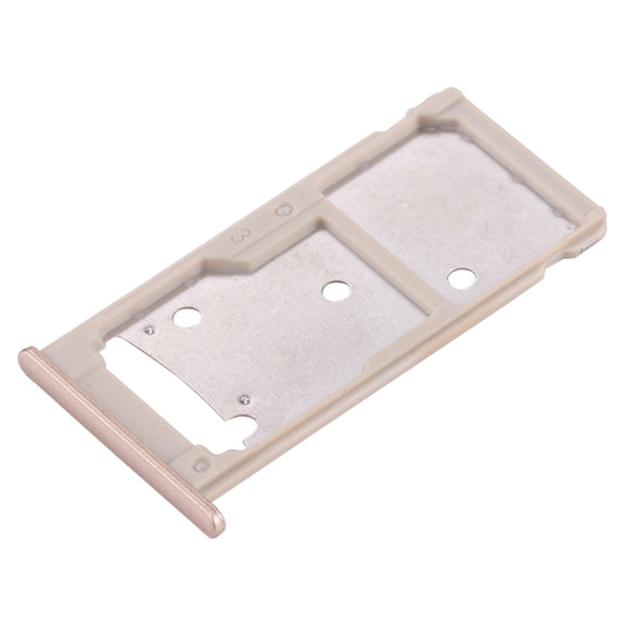 For Huawei Enjoy 7 Plus / Y7 Prime SIM Card Tray & SIM / Micro SD Card Tray(Gold)