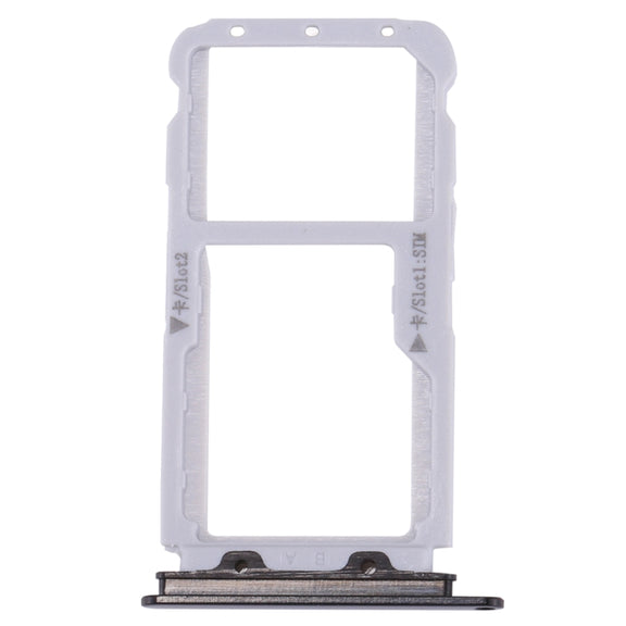 For Huawei nova 2 Plus SIM Card Tray & SIM / Micro SD Card Tray(Black)