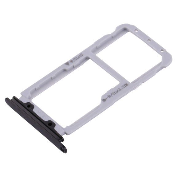 For Huawei nova 2 Plus SIM Card Tray & SIM / Micro SD Card Tray(Black)