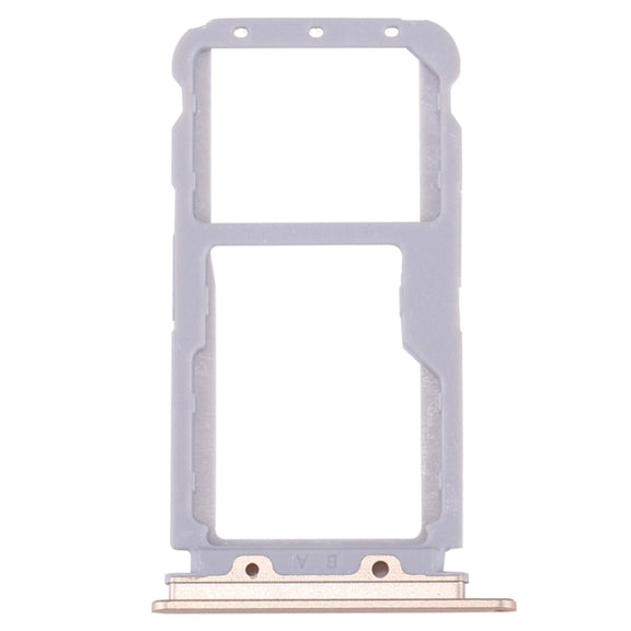 For Huawei nova 2 Plus SIM Card Tray & SIM / Micro SD Card Tray(Gold)