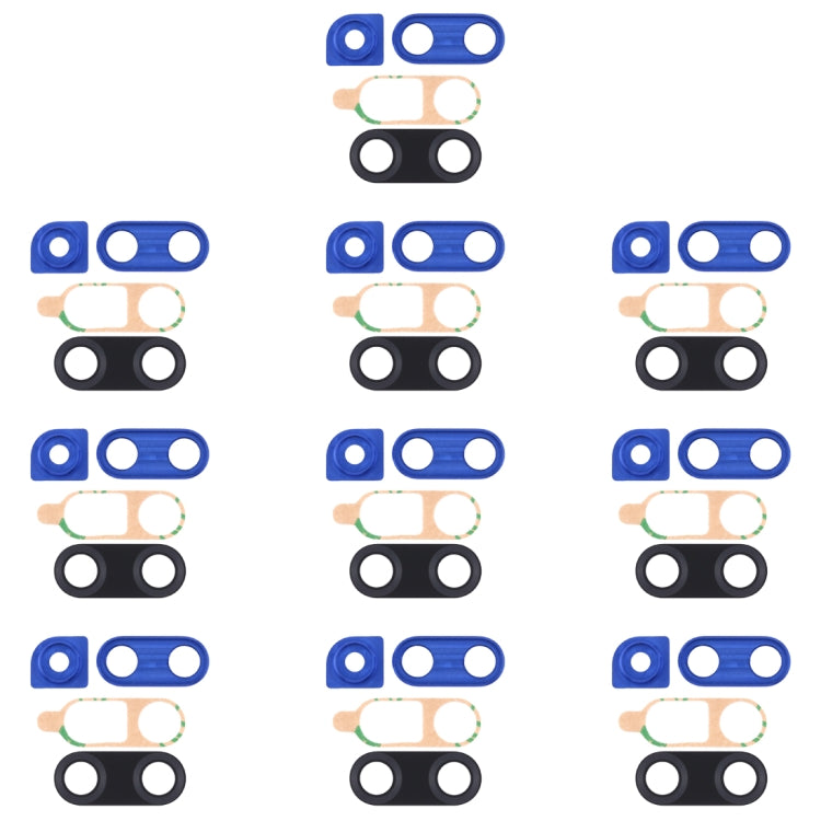 For Huawei Nova 4 10pcs Camera Lens Cover (Blue)