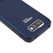 Full Housing Cover (Front Cover + Middle Frame Bezel + Battery Back Cover + Keyboard) for Nokia E63(Dark Blue)