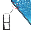 For Vivo S1 SIM Card Tray + SIM Card Tray + Micro SD Card Tray (Blue) - free shipping - PMc TechLife - Order now!