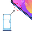 SIM Card Tray + SIM Card Tray / Micro SD Card Tray for Xiaomi Mi CC9e / Mi A3(Blue) - Card Tray by PMc TechLife | Online Shopping South Africa | PMc TechLife | Buy Now Pay Later Mobicred