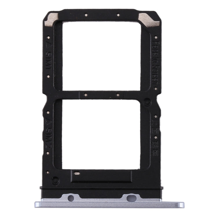 For Realme X2 Pro SIM Card Tray + SIM Card Tray (Silver)