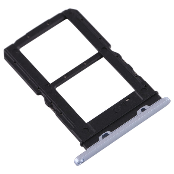 For Realme X2 Pro SIM Card Tray + SIM Card Tray (Silver)